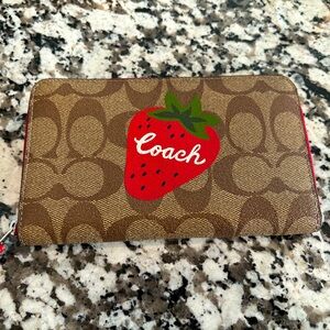 Coach strawberry Wallet